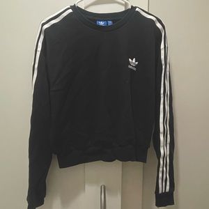 Black Adidas Crewneck